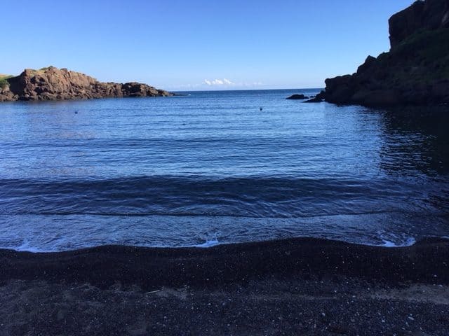 blauwe baai in Sardinie